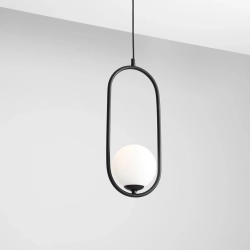 LAMPA WISZĄCA RIVA BLACK 1086G1 ALDEX - zdjęcie dodatkowe 1