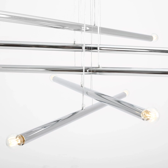 Lampa Wisząca TUBO 10 Chrom 1072M4 Aldex - zdjęcie dodatkowe 5