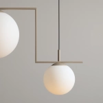 Lampa Wisząca Zac 2 Beżowy MATTE 1038H17_2 Aldex - zdjęcie dodatkowe 1