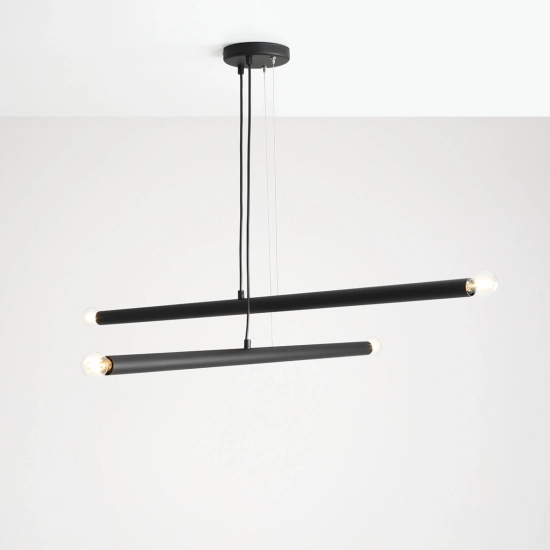 Lampa Wisząca TUBO 4 Czarny 1072L1 Aldex - zdjęcie dodatkowe 2
