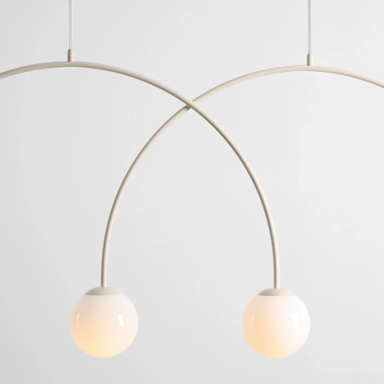 Lampa Wisząca Una 4 Kremowy L 1116L9_L Aldex - zdjęcie dodatkowe 3