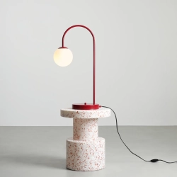 Lampka Biurkowa Una Bordowy 1116B15 Aldex - zdjęcie dodatkowe 1