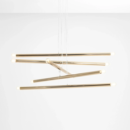 LAMPA WISZĄCA TUBO 10 GOLD 1072M30 ALDEX - zdjęcie dodatkowe 5