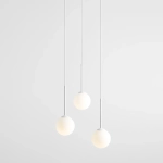 LAMPA WISZĄCA BOSSO 3 RING WHITE 1087E_R ALDEX - zdjęcie dodatkowe 1
