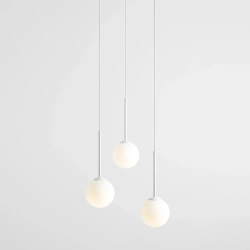 LAMPA WISZĄCA BOSSO 3 RING WHITE 1087E_R ALDEX - zdjęcie dodatkowe 1