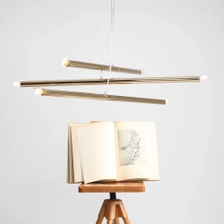 LAMPA WISZĄCA TUBO 6 GOLD 1072K30 ALDEX - zdjęcie dodatkowe 1