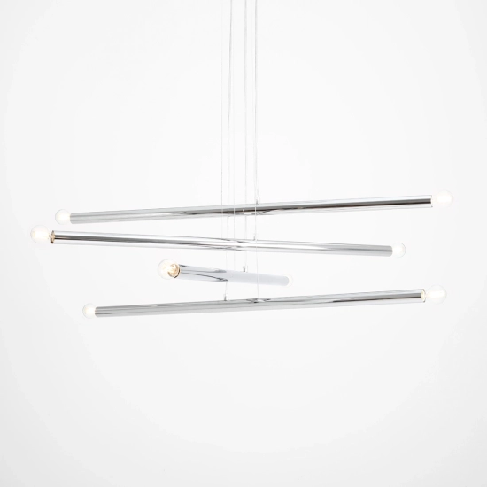 Lampa Wisząca TUBO 8 Chrom 1072P4 Aldex - zdjęcie dodatkowe 2