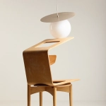 LAMPA WISZĄCA LOOP BEIGE L 1125G17_L Aldex - zdjęcie dodatkowe 2
