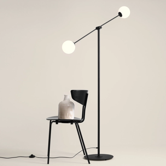 LAMPA STOJĄCA OHIO BLACK 1081A1 ALDEX - zdjęcie dodatkowe 5