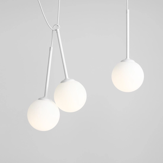 LAMPA WISZĄCA BOSSO 4 WHITE 1087L ALDEX - zdjęcie dodatkowe 4