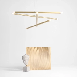 LAMPA WISZĄCA TUBO 8 BRASS 1072P40 ALDEX - zdjęcie dodatkowe 1
