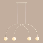 Lampa Wisząca Una 4 Kremowy S 1116L9_S Aldex - zdjęcie dodatkowe 1
