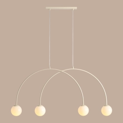 Lampa Wisząca Una 4 Kremowy S 1116L9_S Aldex - zdjęcie dodatkowe 1