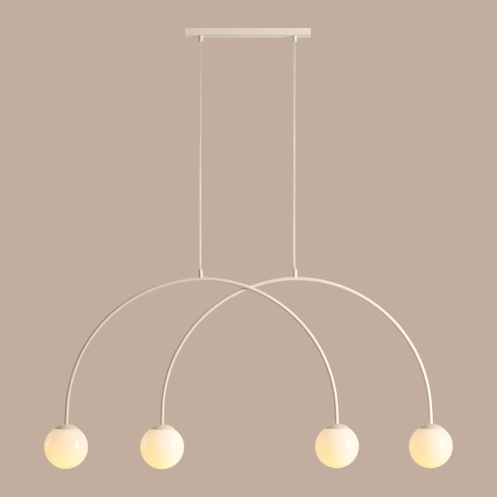 Lampa Wisząca Una 4 Kremowy S 1116L9_S Aldex - zdjęcie dodatkowe 1
