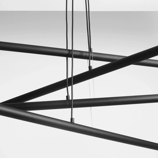 LAMPA WISZĄCA TUBO 8 BLACK 1072P1 ALDEX - zdjęcie dodatkowe 3
