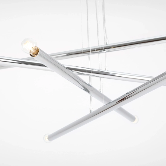 Lampa Wisząca TUBO 8 Chrom 1072P4 Aldex - zdjęcie dodatkowe 4