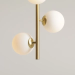 Lampa Wisząca Fin 3 Mosiądz S 1120E40_S Aldex - zdjęcie dodatkowe 3