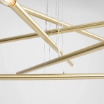 LAMPA WISZĄCA TUBO 10 BRASS 1072M40 ALDEX - zdjęcie dodatkowe 5