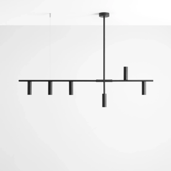 LAMPA WISZĄCA TREVO 6 ALL BLACK 1104K1 ALDEX - zdjęcie dodatkowe 3