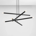 LAMPA WISZĄCA TUBO 8 BLACK 1072P1 ALDEX - zdjęcie dodatkowe 2