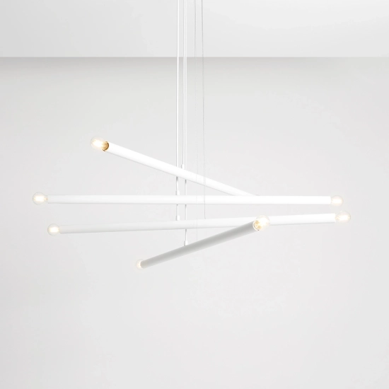 Lampa Wisząca TUBO 8 Biały 1072P Aldex - zdjęcie dodatkowe 3