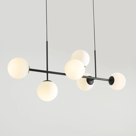 Lampa Wisząca Fin 6 Czarny 1120K1 Aldex - zdjęcie dodatkowe 4