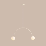 Lampa Wisząca Una 2 Kremowy 1116H9 Aldex - zdjęcie dodatkowe 4