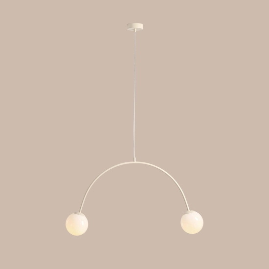 Lampa Wisząca Una 2 Kremowy 1116H9 Aldex - zdjęcie dodatkowe 4