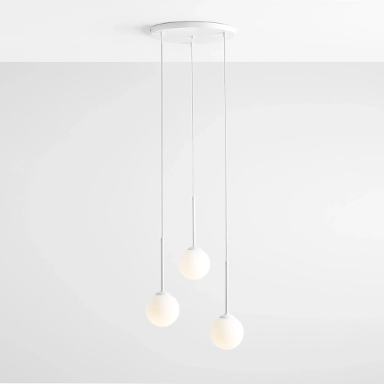 LAMPA WISZĄCA BOSSO 3 RING WHITE 1087E_R ALDEX - zdjęcie dodatkowe 5