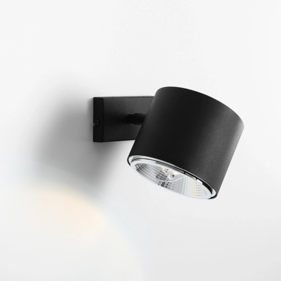 KINKIET 1-PŁ BOT BLACK 1047C ALDEX - zdjęcie dodatkowe 3