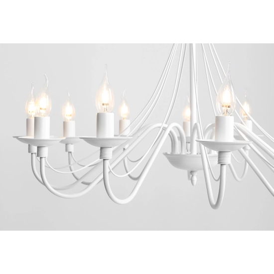 Lampa wisząca RÓŻA BIAŁA 397R ALDEX - zdjęcie dodatkowe 3