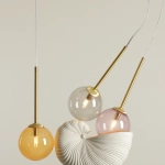 Lampa Wisząca BOSSO 3 Wielokolorowy Żarówka W Zestawie 1119E_40 Aldex - zdjęcie dodatkowe 4