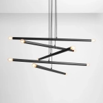 ŻYRANDOL 10-PŁ TUBO BLACK 1072M1 ALDEX - zdjęcie dodatkowe 1
