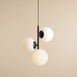 Lampa Wisząca Fin 3 Czarny M 1120E1_M Aldex - zdjęcie dodatkowe 1