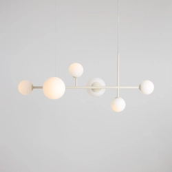 Lampa Wisząca DIONE 6 Kremowy 1092K9 Aldex - zdjęcie dodatkowe 1