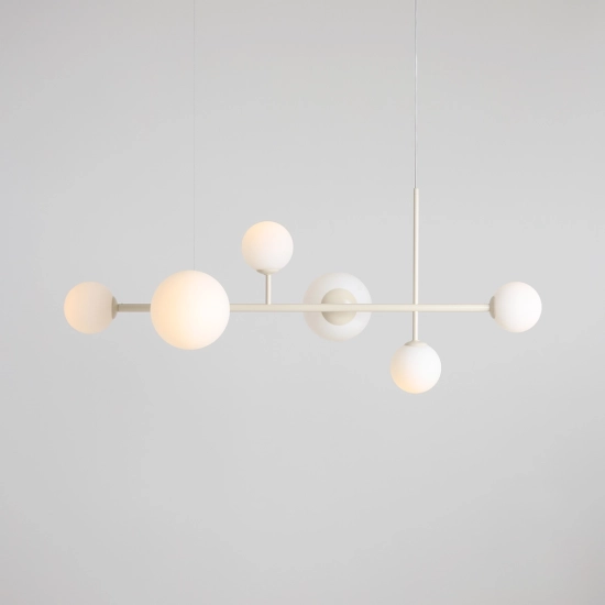 Lampa Wisząca DIONE 6 Kremowy 1092K9 Aldex - zdjęcie dodatkowe 1