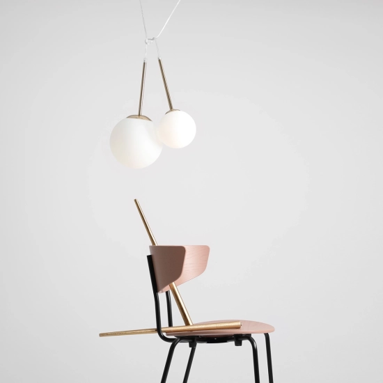 LAMPA WISZĄCA BOSSO MINI 20 GOLD 1087XS30 ALDEX - zdjęcie dodatkowe 1