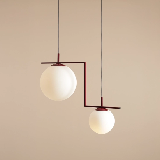 LAMPA WISZĄCA ZAC 2 RED WINE MATTE 1038H15_2 Aldex - zdjęcie dodatkowe 5