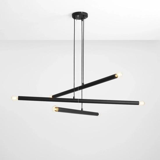 LAMPA WISZĄCA TUBO 6 BLACK 1072K1 ALDEX - zdjęcie dodatkowe 4