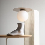 LAMPA WISZĄCA LOOP BEIGE M 1125G17_M Aldex - zdjęcie dodatkowe 2