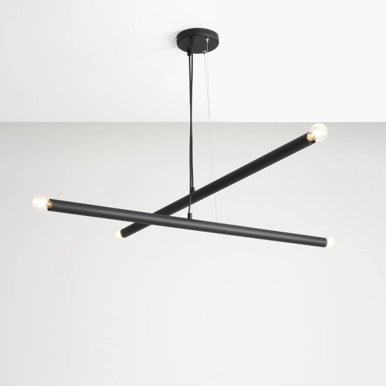 Lampa Wisząca TUBO 4 Czarny 1072L1 Aldex - zdjęcie dodatkowe 1