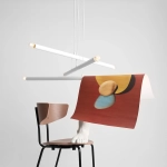 Lampa Wisząca TUBO 6 Biały 1072K Aldex - zdjęcie dodatkowe 4