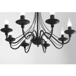Lampa wisząca RÓŻA CZARNA 397P1 ALDEX - zdjęcie dodatkowe 4