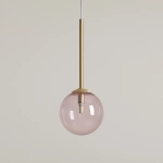 Lampa Wisząca BOSSO MINI 14 Wielokolorowy (pudrowy Róż) Żarówka W Zestawie 1119XXS40_BR Aldex - zdjęcie dodatkowe 1