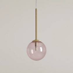 Lampa Wisząca BOSSO MINI 14 Wielokolorowy (pudrowy Róż) Żarówka W Zestawie 1119XXS40_BR Aldex - zdjęcie dodatkowe 1