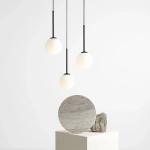 LAMPA WISZĄCA BOSSO 3 RING BLACK 1087E1_R ALDEX - zdjęcie dodatkowe 2