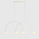 Lampa Wisząca Una 4 Kremowy L 1116L9_L Aldex - zdjęcie dodatkowe 1