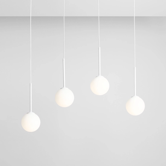 LAMPA WISZĄCA BOSSO 4 WHITE 1087L ALDEX - zdjęcie dodatkowe 3