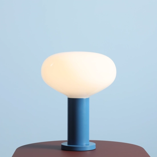 Lampka Biurkowa Flo Niebieski M (żarówki W Zestawie) 7000B31_M Aldex - zdjęcie dodatkowe 1