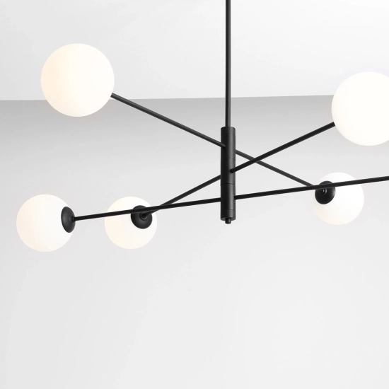 Lampa wisząca HOMME 6 BLACK 1090PL_K1 ALDEX - zdjęcie dodatkowe 5